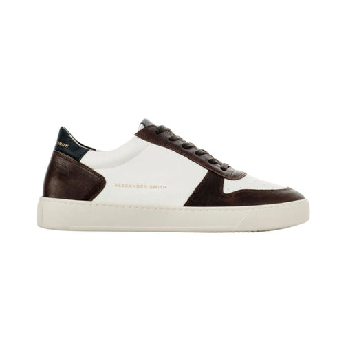 Scarpa Uomo Cambridge con Tomaia in Pelle White brown ALEXANDER SMITH- Francavilla Moda